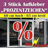  3x Aufkleber (rot) \
