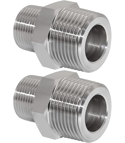 Adattatore Per Raccordo Filettato 1/8 Maschio BSP A NPT - Ottone, Connettore Per Tubi
