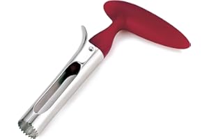 CUISIPRO Apfelkernausstecher mit Hebel-Öffner | Einfaches und schnelles Entkernen | Ideal für Bratäpfel, Apfelmus oder Apfelkuchen | Apfelentkerner Edelstahl Spülmaschinenfest