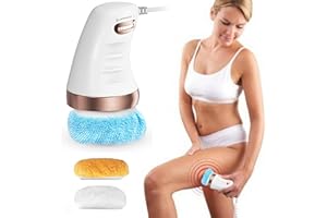 YAASIER Masseur Anti Cellulite Electrique, vibra pro cellulite avec 3 Coussinets Lavables pour Soulever, Raffermir et Lisser la Peau, Appareils Anti Cellulite pour L'abdomen, Fesses, Jambes