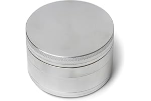 Weedness Aluminium Grinder 4-teilig 63 mm - Crusher Edelstahl mini klein Crunsher Groß