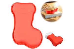 UTEFIF Stampi in silicone per Natale, stampi di Natale, stampi in silicone per torte, cioccolatini, gelatina, sapone, calzini natalizi