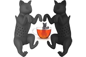 VULEVIRTUE 2 Pezzi Colino da Tè Filtro per Tè Infusore per Tè Infusore per Tisane Realizzato in Silicone di Alta Qualità per Cucina di Casa si Adatta a Tutte le Tazze da Tè Teiera per Foglie Sciolte o Tisane