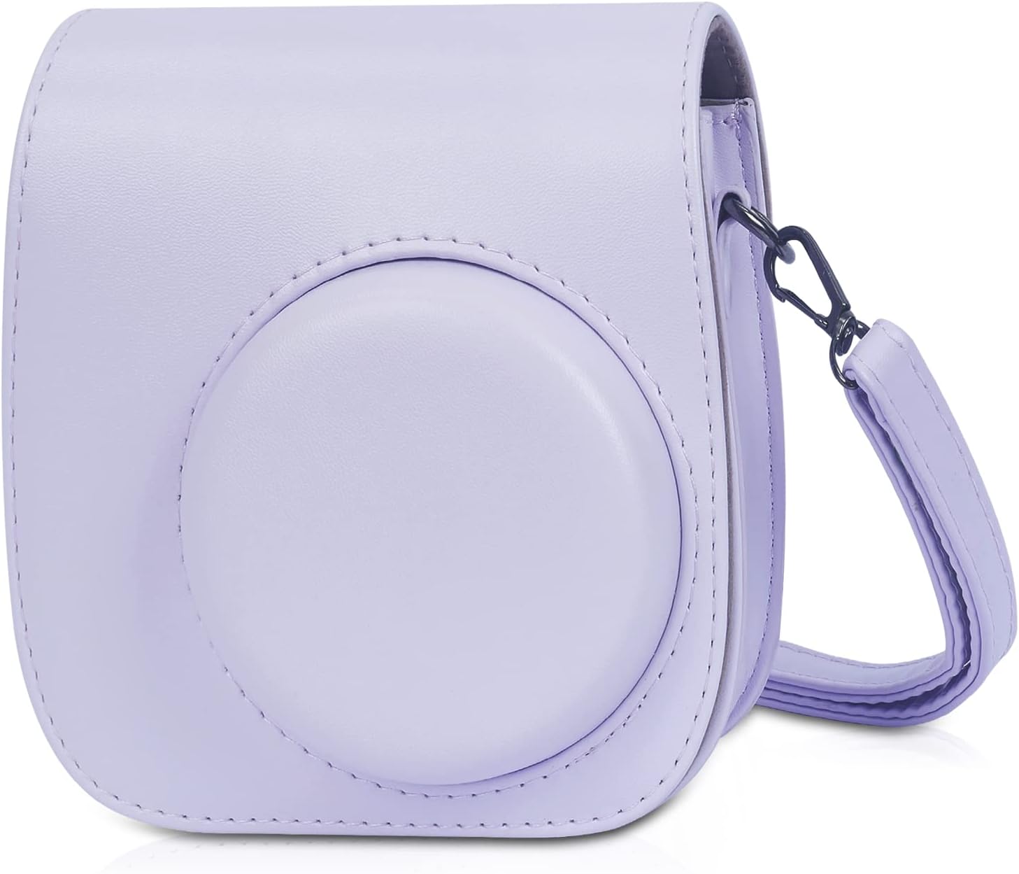 Leebotree Mini 12 Cámara Instantánea Funda Compatible con Instax Mini 12 / Mini 11 Cámara Instantánea, Bolsa de Transporte Fabricada en Cuero, Dispone de Una Correa de Proteger y Bolsillo
