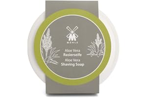 M MÜHLE MÜHLE SHAVE CARE Porcelain Dish incl. Shaving Soap 65g (Aloe Vera)