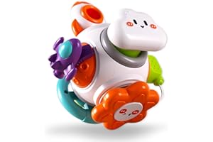 IUMMUSIN Montessori Sensory Toys for Toddlers 1-3 - Travel Activities Busy Board Cube - Baby Gifts for 18+ Months 1 2 One Year Old Infant Boys Girls - Airplane Plane Car Travel Toys Educational Learning