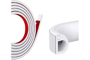 NZNSML kabelkanal vit självhäftande 3 m flexibel kabelkanal 15 x 12 mm