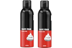 PARAHON Shaving Foam for Men for Shaving Gel Mousse for Face & Body - Shaving Cream (2Pack Shaving Foam, Red Original scents)