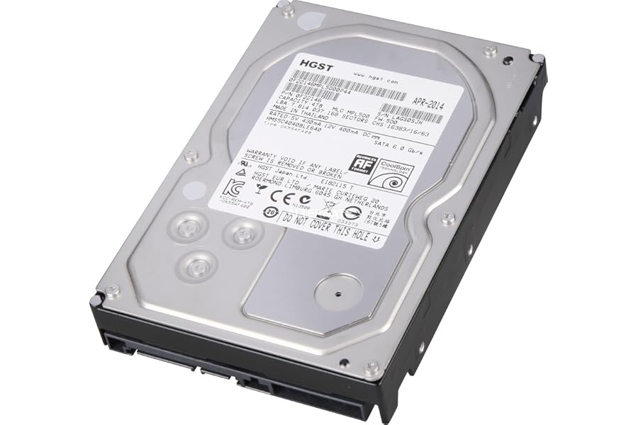 HGST WD MegaScale DC 4TB Interne Festplatte HMS5C4040BLE640 3,5 Zoll HDD SATA 6Gb/s 7200RPM 64MB Cache (generalüberholt)