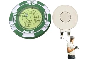 NIKTULE Golf Reader With Golf Ball Marker Hat Clip, Golf Putting Green Reader, High Precision Reader Ball Marker Golf, Golf Accessories, Golf Ball Markers For Men And Golf Lovers, Accurate Golf Putting