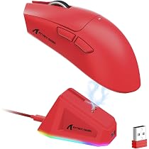 Mouse Da Gioco Wireless Attack Shark X11 - 59g Leggero, Dock Ricarica Magnetica RGB, Fino A 22000 DPI