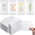 200 Pieces Glassine Envelopes 2.5x4.25 Inch Glassine Mini Lotto Lottery Ticket Holders Wedding Guest Favor Tissue Seed Envelope Holder for Scratch Stamp Scratch Ticket Wedding Favor Craft Project