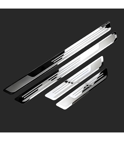 Battitacco Auto In Acciaio Inox Per BMW X3 (G45) 2024-2025 - 4 Pezzi, Protezione Antigraffio