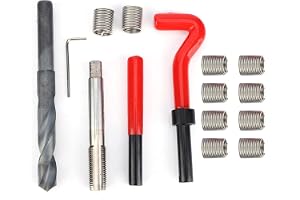 15 stycken M14 x 1,5 gängreparationssats gänghylsa gängreparationssats rostfritt stål invändig gänga reparation tillbehör sor