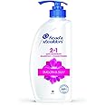 Head & Shoulders 2-in-1 Smooth and Silky Anti Dandruff Shampoo + Conditioner for Women & Men, With Almond Milk (650 ml)