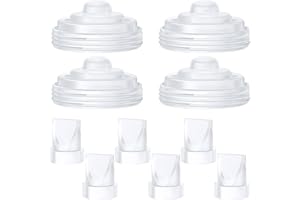 Ziyonix 10 Pezzi Accessori di Ricambio per Pompe M5, Valvole a Becco D'anatra e Membrana Accessori di Ricambio Originali per Tiralatte Membrana In Silicone Sostituire La Valvola per Pompe M5