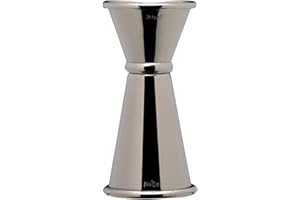 Piazza - Misurino Cocktail in Acciaio Inox, Dosatore Professionale per Attrezzatura Bar, Jigger Japan Style Barman | Capacità 20/40ml