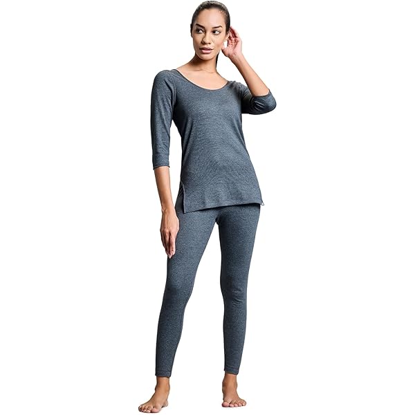 Crz Yoga Shorts DEVOPS 2-Pack Women's Thermal, Turtle Neck Long