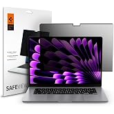 Spigen MacBook Air 15" (M5/M4/M3/M2/M) ile Uyumlu Hayalet Ekran Koruyucu Cam Safe View Privacy - AFL06951