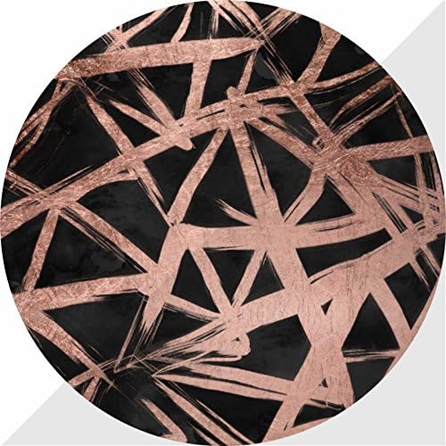 Expanding Stand and Grip for Smart phones and Tablets,Multi-function Mounts and Mount pop cell phone Collapsible Holder socket-modern faux rose gold brushstrokes triangles-black