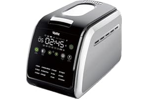 Oliver Voltz Macchina Per Il Pane, 850 W, 12 Programmi, Display LCD, Timer, Rivestimento Antiaderente, 3 Misure, Funzione Di Mantenimento Del Calore, Avvio Ritardo