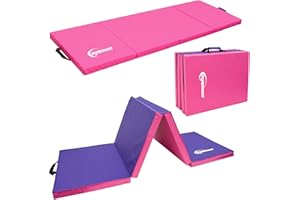eyepower 180x60 Tapis de Gymnastique Pliable - Tapis de Sport Epais 5 cm - Matelas Gym - Tapis de Sol Yoga Mat - Tapis Fitness à la Maison - Tatami Judo Tapis Pilates - Exercise Equipment Gymnastics