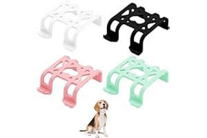 XICIKI 4 Pcs Dog GPS Trackers Rubber Clip Compatible with Tractive GPS, Rubber Mount for 4GTK911SA, Dog Tracker Clip Replacement, Firm and Soft, Not Easy to Fall Off for Pet
