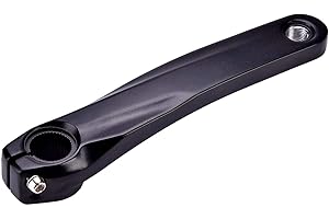 GERMERSE Alomejor Pedivella Bici, in Lega di Alluminio Bicicletta pedivella Sinistra Bicicletta manovella Gamba per Shimano XTR XT 590 610 SLX guarnitura