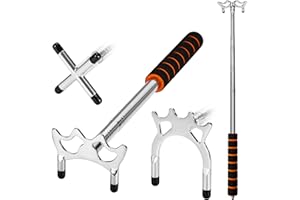 Newellsail Billard Queue Stick Einziehbarer Billard Queue mit 3 Stück Abnehmbarem Messing Brücken Kopf Brücke Halter Billard Zubehör für Billardtisch, Snooker, Spiel, Wettkampf