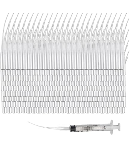 Micro-embouts Colle Précision - 210 Pièces Applicateur Fin Pour Petits Espaces