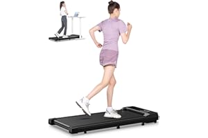 HOME FITNESS CODE Tapis roulant salvaspazio, 2.5HP, Schermo LCD ad alta definizione, 2 metodi di controllo, Walking pad mini, Carico massimo di 120 kg, Tapis roulant elettrico