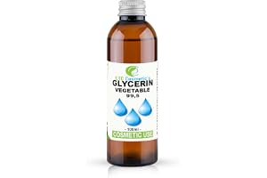 Vegebord glycerin (GLYCEROL) LIQUID 99,5 % – 100 ml – ren och naturlig, inget GMO, naturligt fuktmedel, doftfri, för kosmetisk användning
