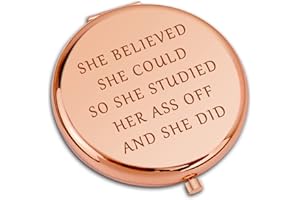 DABIHU Graduation Gifts for Her Travel Makeup Mirror for Daughter Friends Sister Inspirational Gifts for Women Nursing Student College Graduation Gifts for Her Folding Makeup Mirror Congratulation Gifts