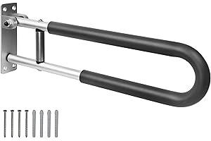 PEPE Mobility Barra Abatible Acolchada 58 cm (x1 ud), Agarraderas Baño para Mayores, Asidero Baños, Asa Seguridad WC