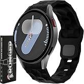 Rongep [Football Pattern] Samsung Galaxy Watch 7/6/5/4 (40mm/44mm) Serisi ile Uyumlu Rahat ve Yumuşak Watch 6/4 Classic (47/4