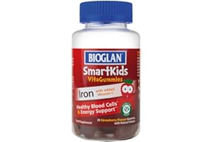 Bioglan SmartKids Iron | Vitamin C | Energy Support | 30 Gummies