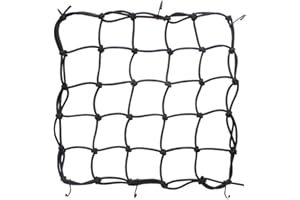 JGYCVBU Rete Ragno Elastica, Rete Bicicletta, Rete Portapacchi Ragnatela Ragno, con Ganci, per Fissare i Bagagli Casco Elastici per Portapacchi Moto