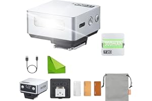 Godox iT20 N Camera Flash pour Nikon, 45g Ultra-Compact, M/TTL, Accessoires magnétiques, 700+ flashs, Recyclage 1,5s et contrôle de Puissance précis (Argent)