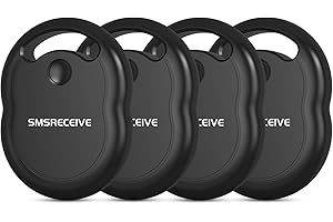 CHZHVAN Air Tag Traceur Lot de 4,Smart Tracker Compatible avec Apple Localiser (iOS Uniquement),Localisateurs D’Objets Bluetooth pour Valises,Portefeuilles,Clés,Sacs,Bagages,Batterie Remplaçable,Noir