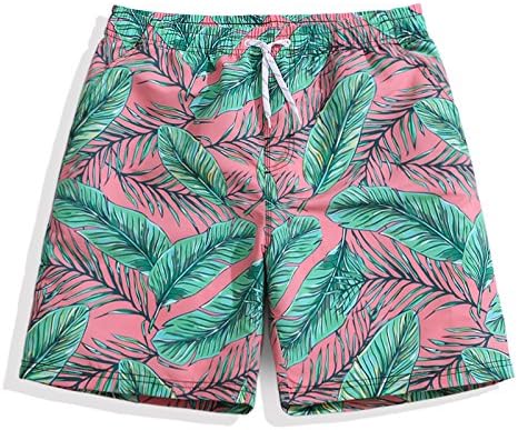 Loose beach shorts male speed dry seaside vacation surfing swiming trunks printed pants,XL