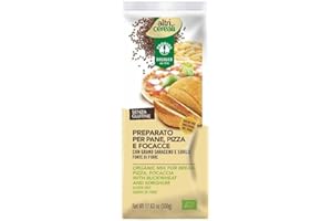 Probios Mélange pour pizza et focaccia à la farine de sarrasin et au sorgho - bio et sans gluten - Riche en fibres - 500g