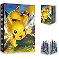 TCGUARD Album per collezionisti per 216 carte, raccoglitore con 9 scomparti con custodie per carte rigide Toploader da 3x4, raccoglitore per carte di credito per TCG, carte MTG, album da collezione