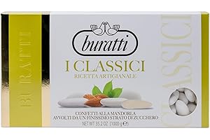 Buratti Confetti Dragées à l'amande Entière Blanches 1 Kg