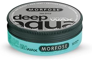 Morfose Deep Aqua Hair Styling Wax 175ml – Cire coiffante Deep Hold – Contrôle maximal & brillance – Tenue longue durée