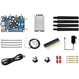 Waveshare RM502Q-AE 5G HAT for Raspberry Pi Quad Supports 5G/4G/3G Antennas LTE-A with Multi Band with Case