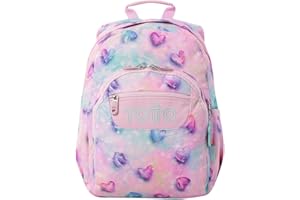 TOTTO - Mochilas Escolares, Diferentes Modelos y Tamaños (12L a 20L), Espaldar Ergonómico con Flujo de Aire, Bolsillos para PC y Botella, Correas en S para Mayor Comodidad, Estampados Únicos
