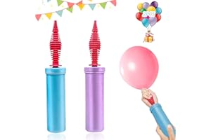 Pompe à Ballons, 2 Pièces Pompe Ballon Manuelle Pompe à Ballons Manuelle Pompe à Air pour Ballon Pompe à Ballon Gonflable - Robuste et Durable, Pour Fêtes, Anniversaire, Mariage