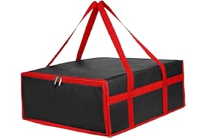 KESOTO Grande Borsa Termica per Pizza E Picnic, Borse Termiche per Consegna Pizza, Impermeabile E Resistente All'usura per Mantenere Fresche Verdure O Bevande per Lunghi Periodi, 40 Cm X 40 Cm X 15 Cm