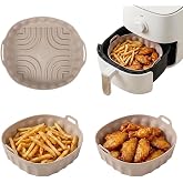 INDE Santa Clara | Silicone Mould Airfryer Square 18 cm Nordkitch, Silicone, Suitable for Air Fryer, Silicone Molds for Fryer