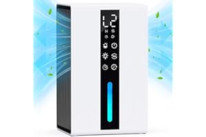 KIMBONNI Dehumidifiers for Home with Defrost Function, 48H Auto-off, Energy Saving, Mould and Humidity, 1800ML Silent Dehumidifier for Bedroom Bathroom